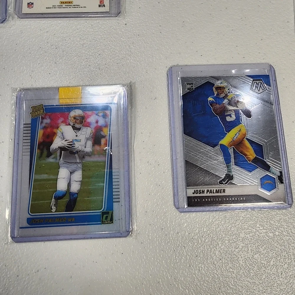 Panini Football Josh Palmer 2021 RC Lot Of 10